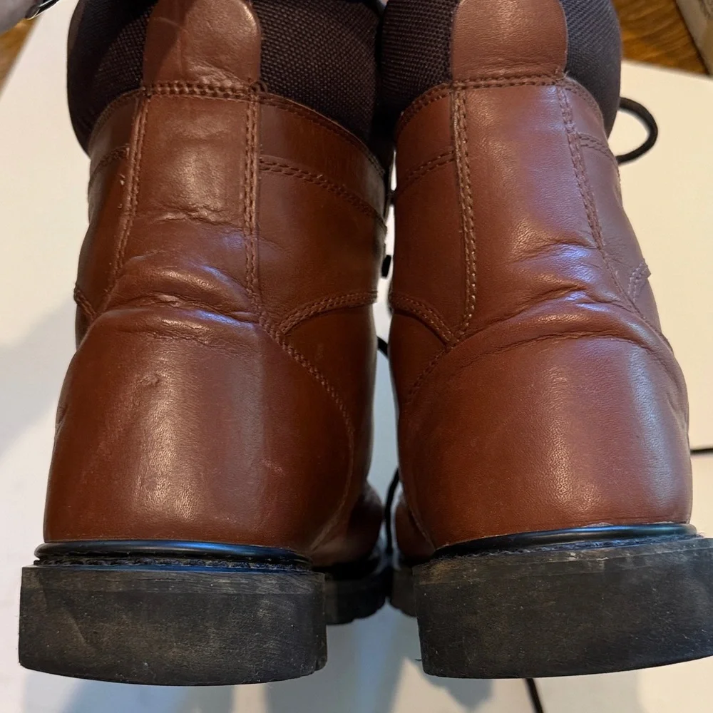 Texas Steer Leather Men's Hiking/ Work Boots - Picture 8 of 9